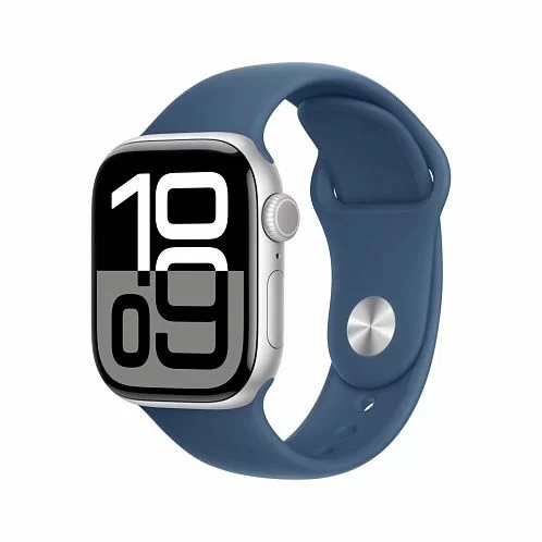 Watch S10, 42 mm, серебристый алюминий, ремешок Sport Band, синий M/L