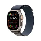 Watch Ultra 2, 49 mm, титан, Alpine, синего цвета, ремешок M