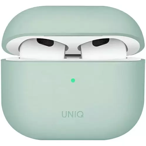 Чехол Uniq LINO Liquid для Airpods 3, силикон, мятный