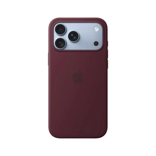 Чехол Apple Silicone Case для iPhone 18 Pro Max, MagSafe, силикон, бургунди / burgundy
