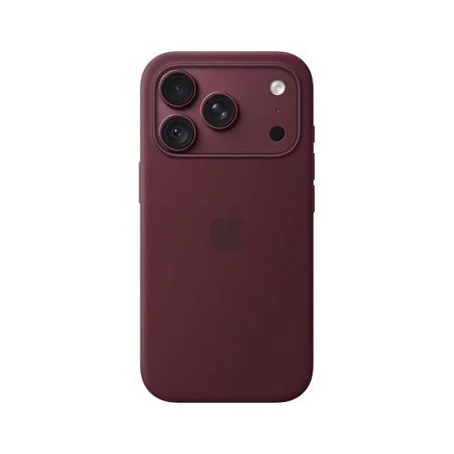 Чехол Apple Silicone Case для iPhone 18 Pro, MagSafe, силикон, бургунди / burgundy