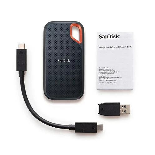 Внешний SSD-накопитель SanDisk Extreme Portable 1Тб, сине-черный