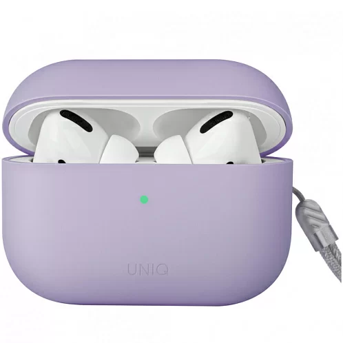 Чехол Uniq LINO Liquid для Airpods Pro 2, силикон, лавандовый