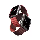 Ремешок Uniq Revix для Apple Watch 49/45/44/42 mm, двухсторонний, бордовый/коралловый