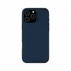 Чехол uBear Touch Mag Case для iPhone 16 Pro Max, силикон, софт-тач, темно-синий