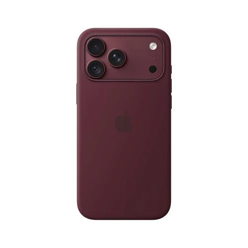 Чехол Apple Silicone Case для iPhone 18 Pro Max, MagSafe, силикон, бургунди / burgundy
