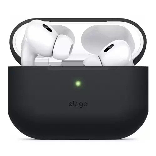 Чехол Elago Silicone case для AirPods Pro 2, черный