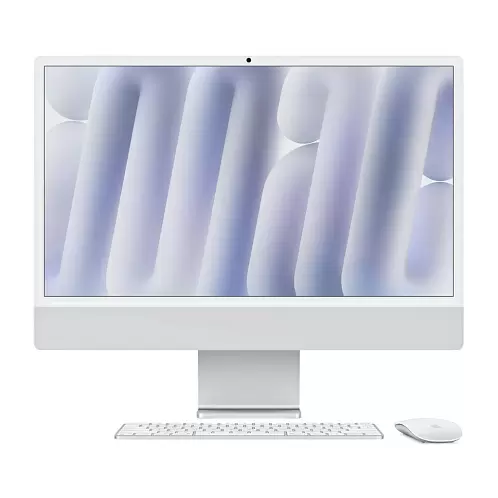 iMac 24" Retina 4,5K, (M4 10C CPU, 10C GPU, 2024), 16 ГБ, 256 ГБ SSD, серебристый