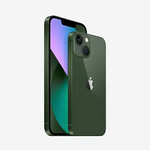 iPhone 13, 256 Гб, "альпийский зелёный"