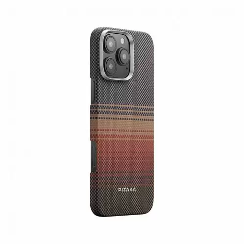 Чехол Pitaka Tactile Woven case для iPhone 16 Pro Max, Sunset | оранжевый