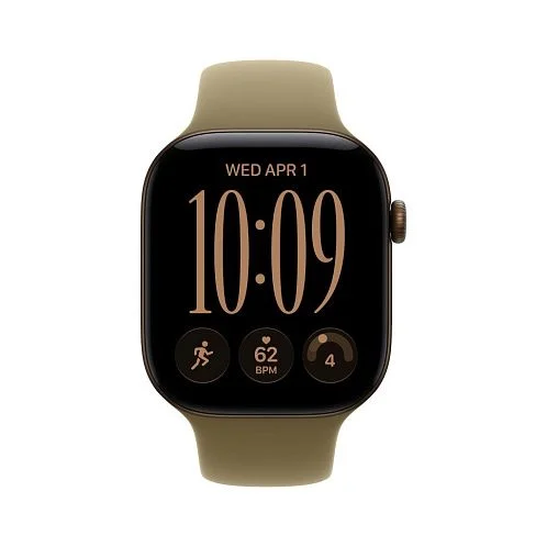 Watch S12, 46 mm,  "темная бронза" алюминий, ремешок Sport Band, оливковый M/L