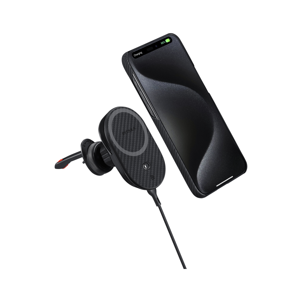 Автомобильный держатель с БЗУ MagEZ Car Mount Pro 2 для iPhone 13/14/15 и  Galaxy S22/S23