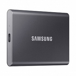 Внешний накопитель Samsung T7 SSD, USB 3.2, Type C, 2 Тб, серый