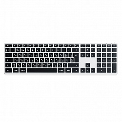 Беспроводная клавиатура Satechi Slim X3 Bluetooth Keyboard-RU, русская раскладка, серебристый