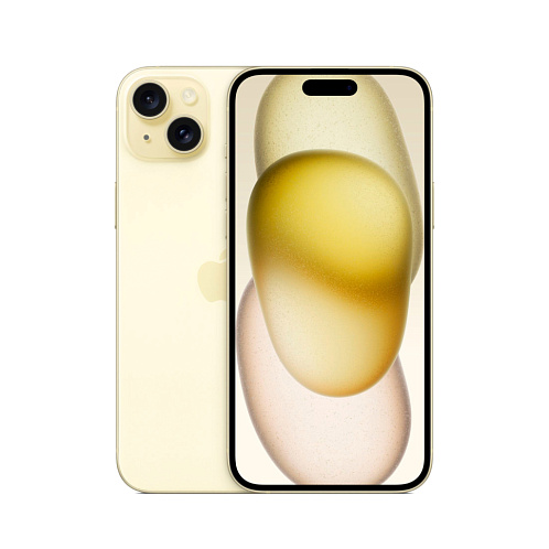 iPhone 15 Plus, 128 Гб, желтый 2 Sim