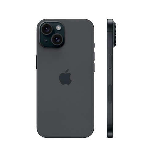 iPhone 15, 256 Гб, черный 2 Sim