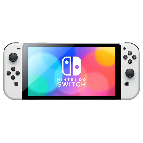 Портативная игровая консоль Nintendo Switch Oled, 64 Гб, White | белый